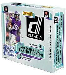 2022 Panini Clearly Donruss NFL Football Hobby Box FOTL (First Off The Line)